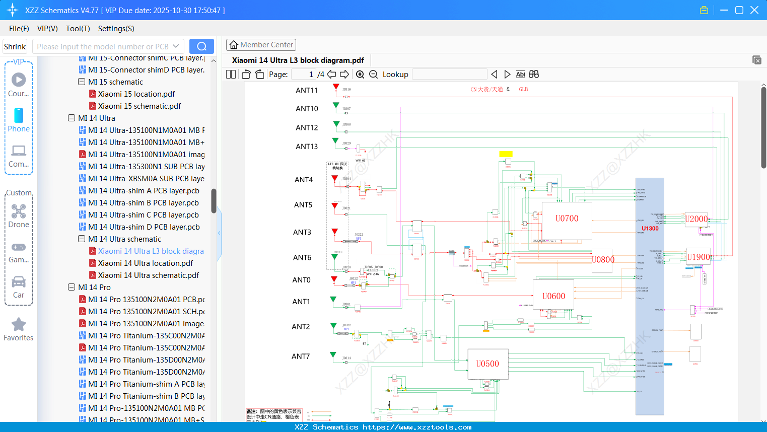 Xiaomi 14 Ultra L3 Block Diagram